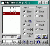 AddTime screenshot